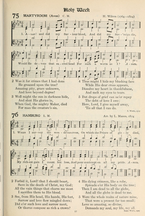 Hymns of Worship and Service: College Edition page 57