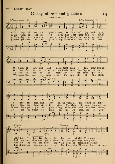 Hymns of Worship and Service: for the Sunday School page 13