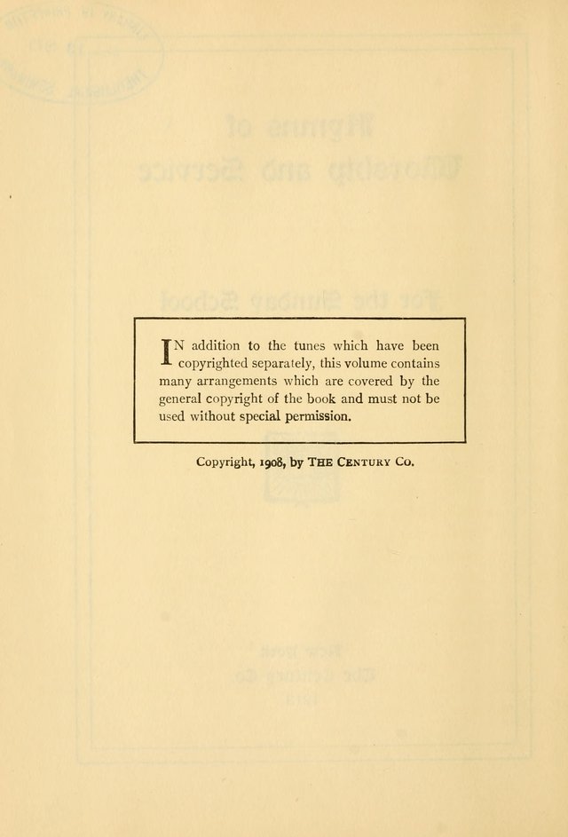 Hymns of Worship and Service: for the Sunday School page 11