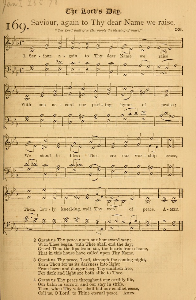 The Hymnal: with tunes old and new page 154