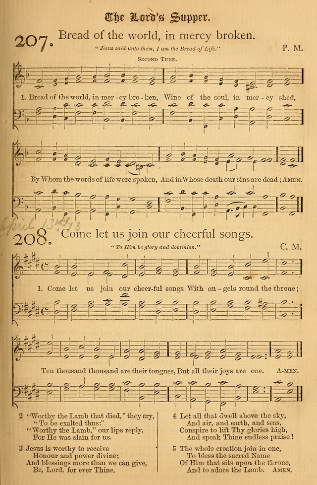 The Hymnal: with tunes old and new page 184