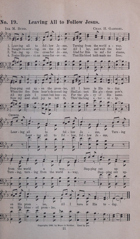 The Highway and the Way, or Burning Bush Songs No. 3 page 21
