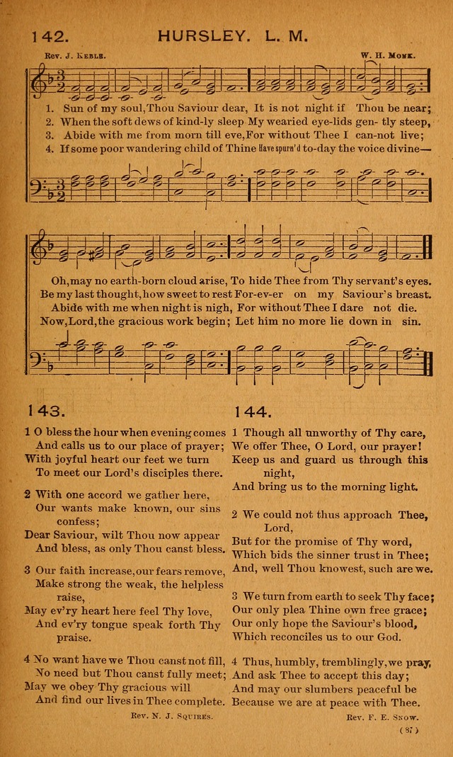 Y.P.S.C.E. Hymns of Christian Endeavor page 87