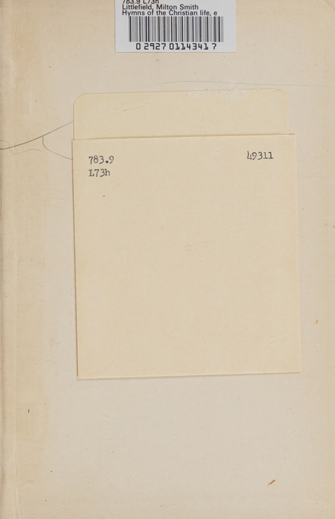 Hymns of the Christian Life page 497