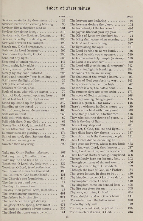 Hymns of the Christian Life page xvi