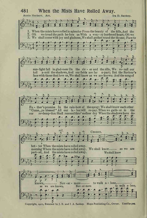 Hymns of the Christian Life page 422