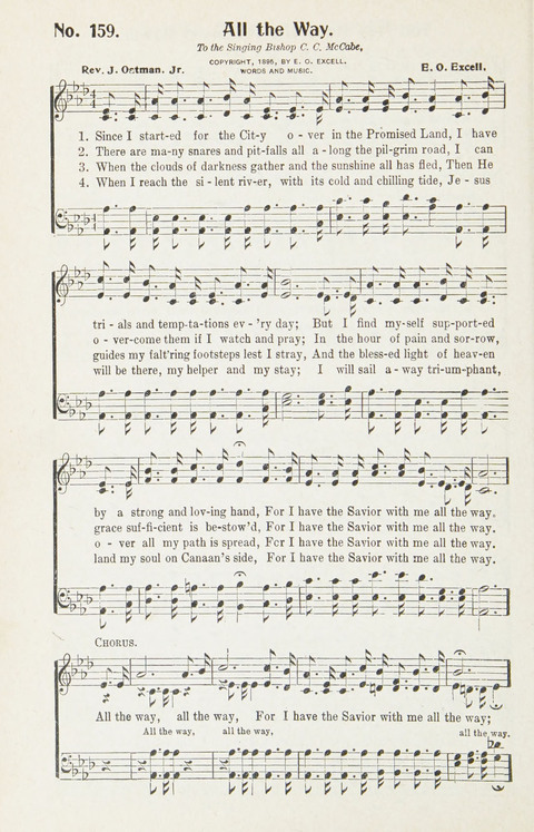 Hymns of Glory: for Sunday school, church, and revival meetings page 160