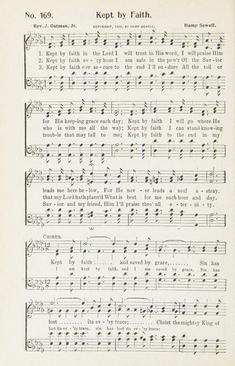 Hymns of Glory: for Sunday school, church, and revival meetings page 170