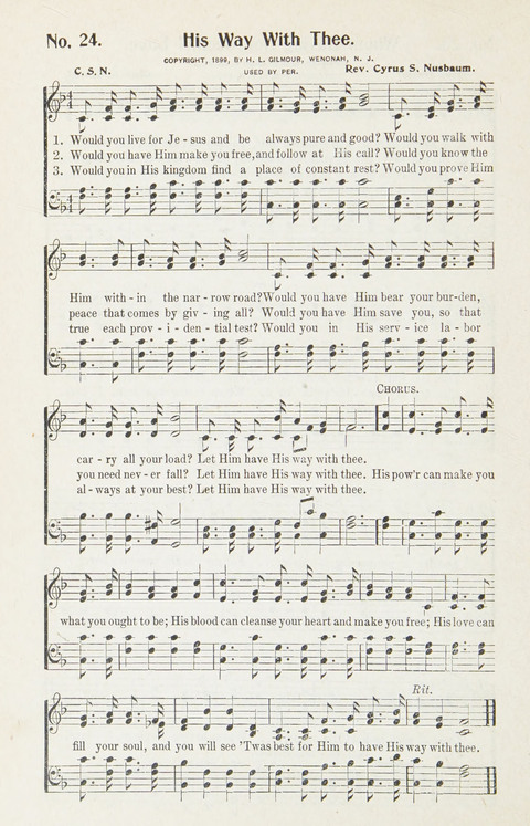 Hymns of Glory: for Sunday school, church, and revival meetings page 24
