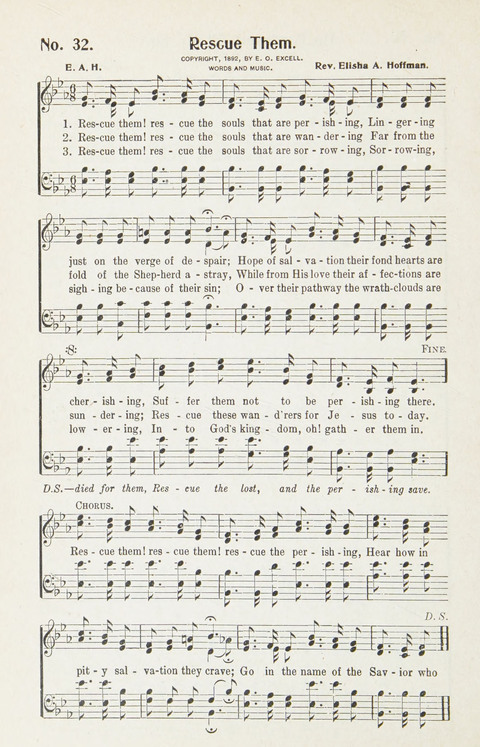 Hymns of Glory: for Sunday school, church, and revival meetings page 32