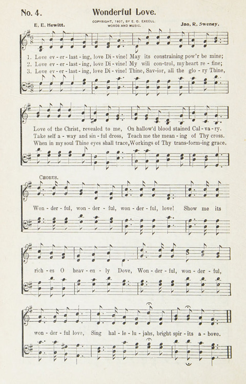 Hymns of Glory: for Sunday school, church, and revival meetings page 4
