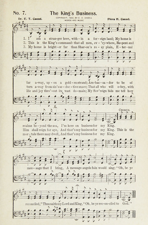 Hymns of Glory: for Sunday school, church, and revival meetings page 7