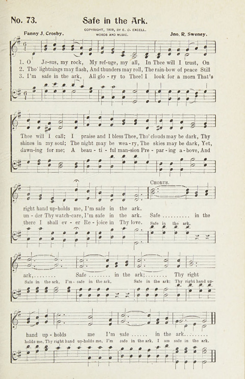 Hymns of Glory: for Sunday school, church, and revival meetings page 73