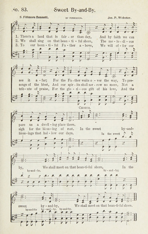 Hymns of Glory: for Sunday school, church, and revival meetings page 83