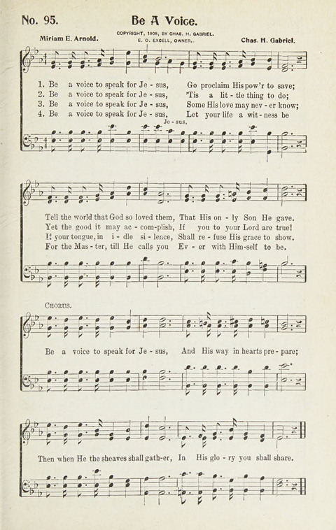 Hymns of Glory: for Sunday school, church, and revival meetings page 95