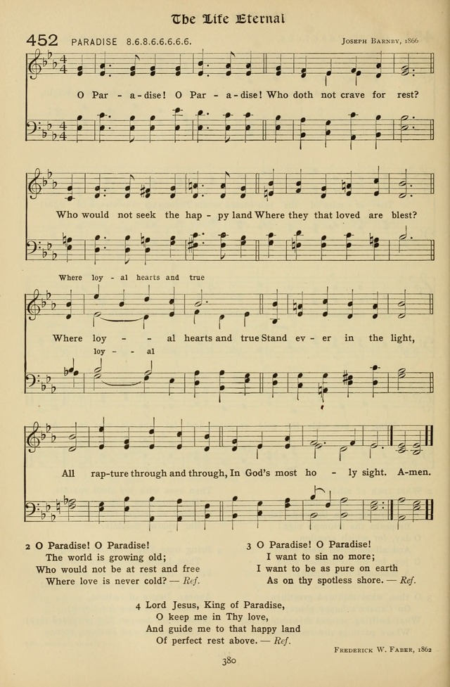 The Hymnal of Praise page 381