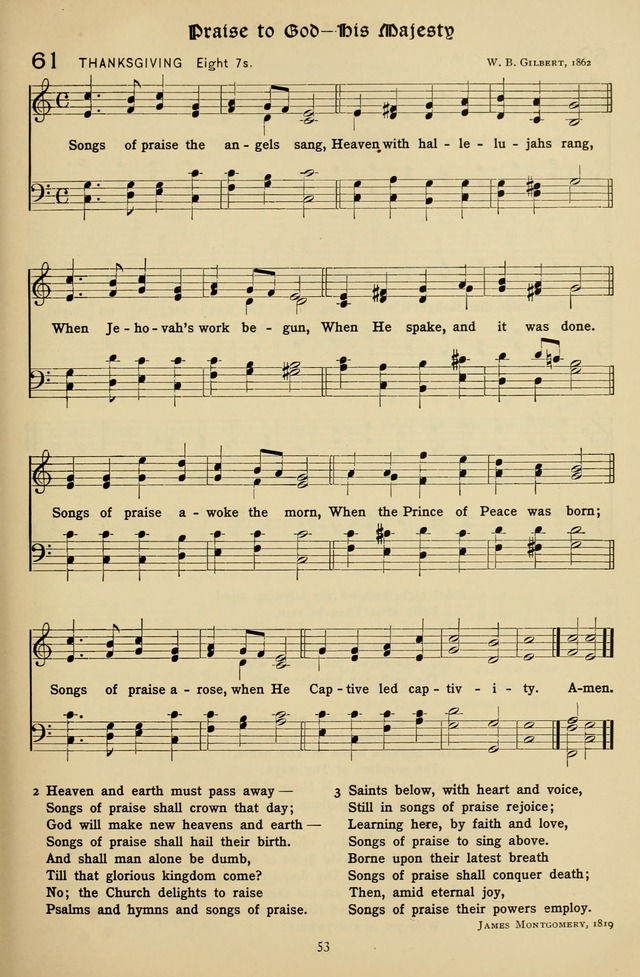 The Hymnal of Praise page 54