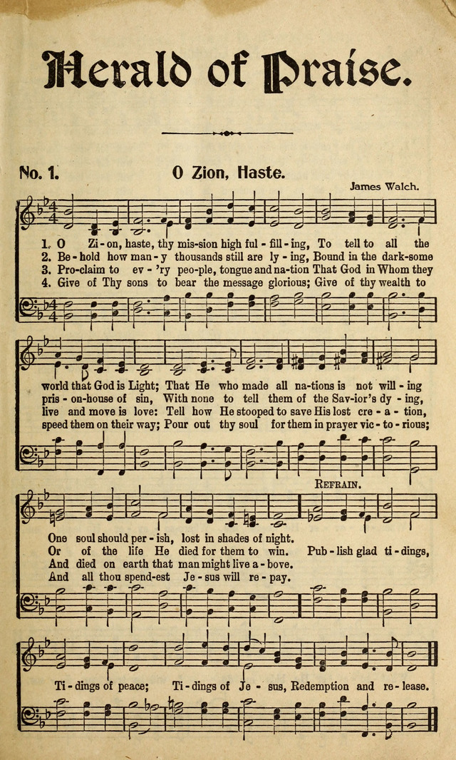 Herald of Praise page 1