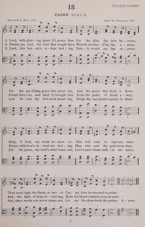 Hymns of the United Church page 17