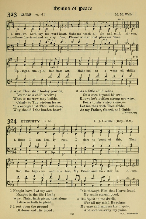 Hymns of Worship and Service: (12th ed.) page 233