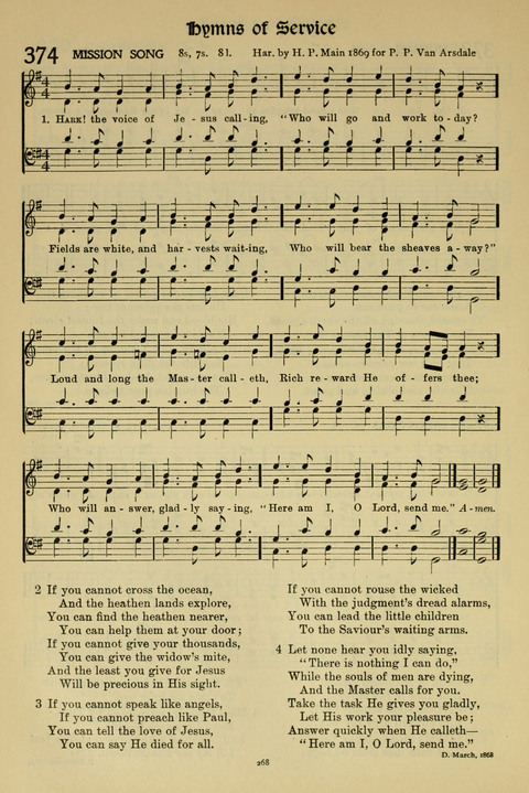 Hymns of Worship and Service: (12th ed.) page 268
