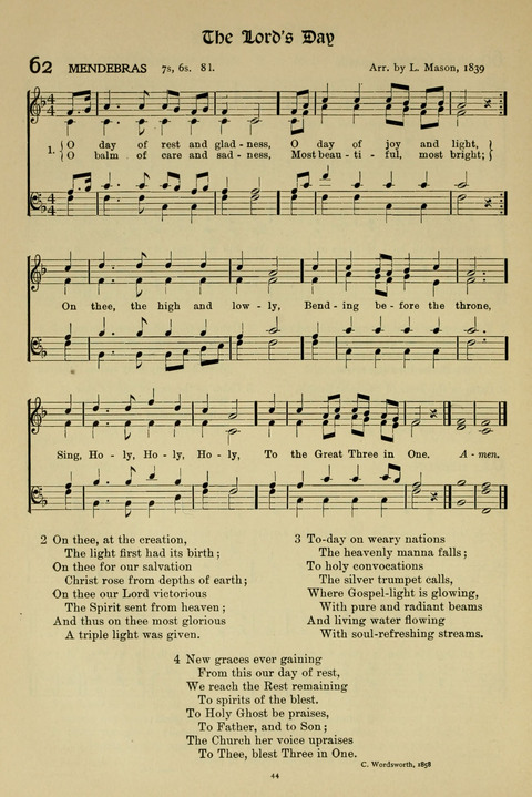 Hymns of Worship and Service: (12th ed.) page 44