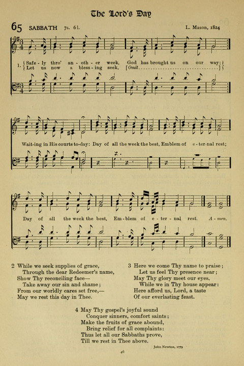 Hymns of Worship and Service: (12th ed.) page 46