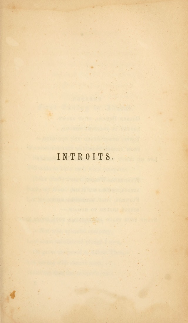 Introits: or Ante-Communion Psalms for the Sundays and Holy Days Throughout the Year page 1