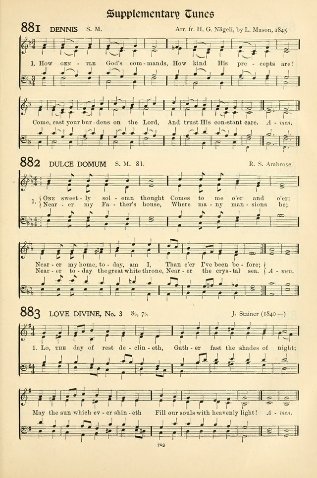 In Excelsis: Hymns with Tunes for Christian Worship. 7th ed. page 713