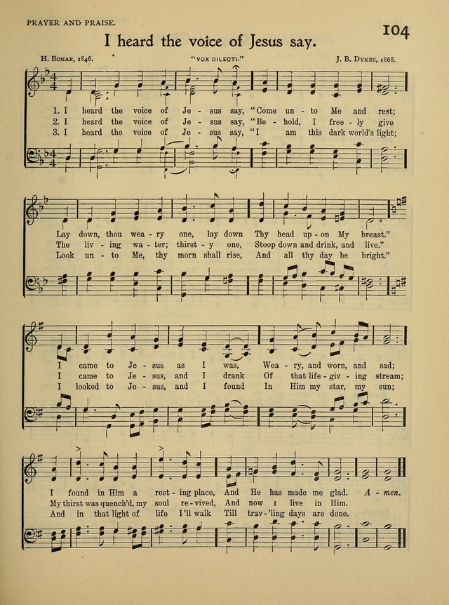 In Excelsis for School and Chapel page 106