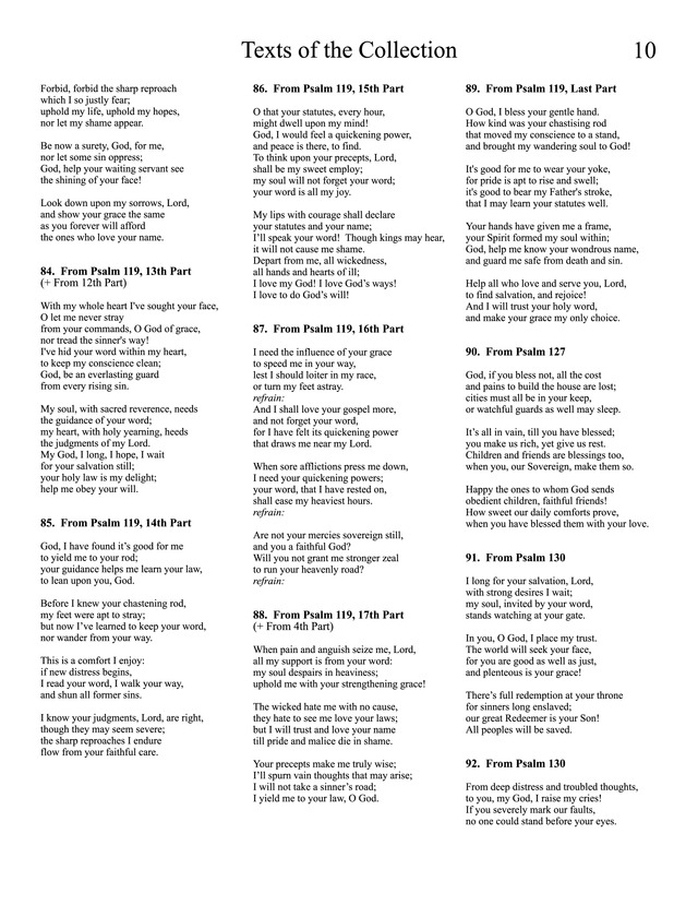 In Melody and Songs: hymns from the Psalm versions of Isaac Watts page 127