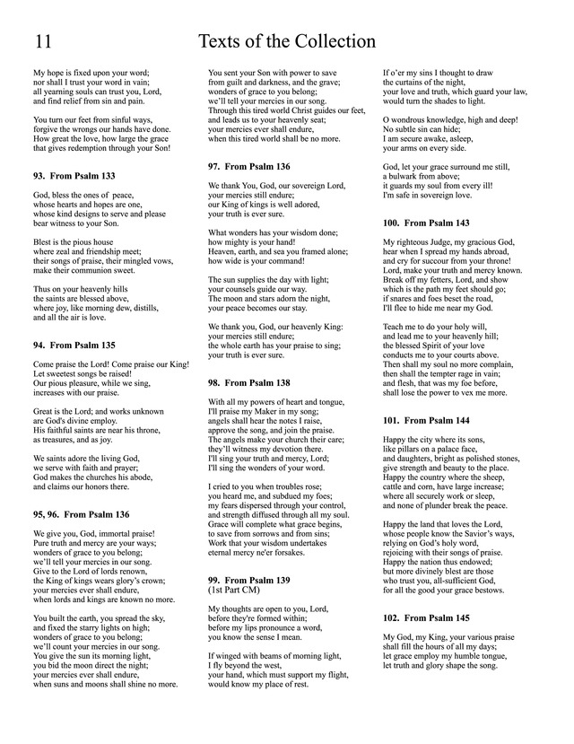 In Melody and Songs: hymns from the Psalm versions of Isaac Watts page 128