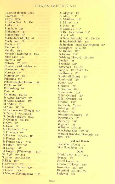 The Irish Presbyterian Hymnbook page 1857