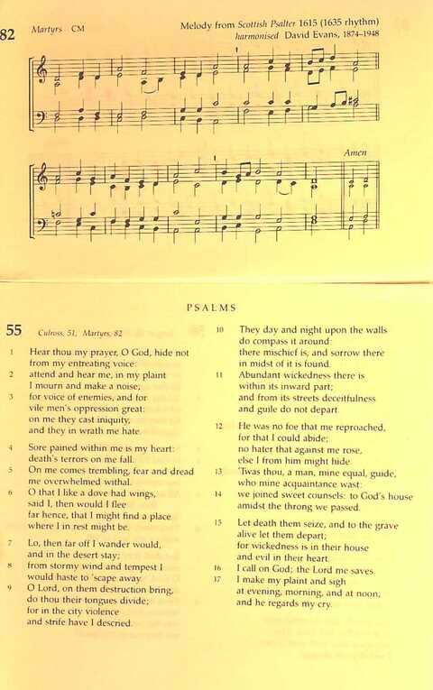 The Irish Presbyterian Hymnbook page 207