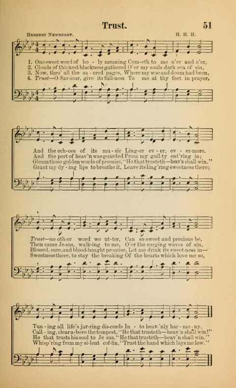 The Iris: Songs of Jesus, for Sunday-schools and devotional meetings page 51