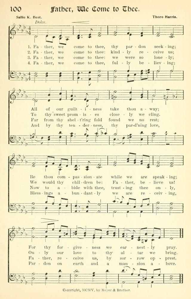 Inspiring Songs No. 1: for the Sunday school page 110