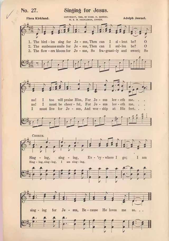 Jewels for Juniors: a choice collection of Songs, Exercises and Readings page 18