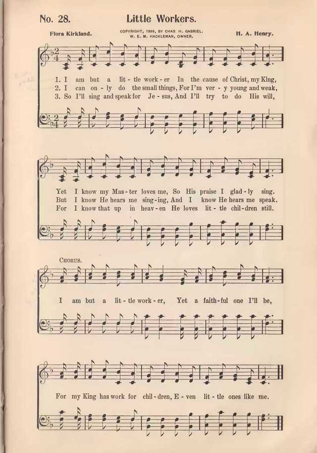 Jewels for Juniors: a choice collection of Songs, Exercises and Readings page 19
