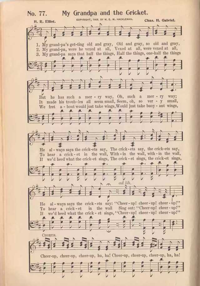 Jewels for Juniors: a choice collection of Songs, Exercises and Readings page 68
