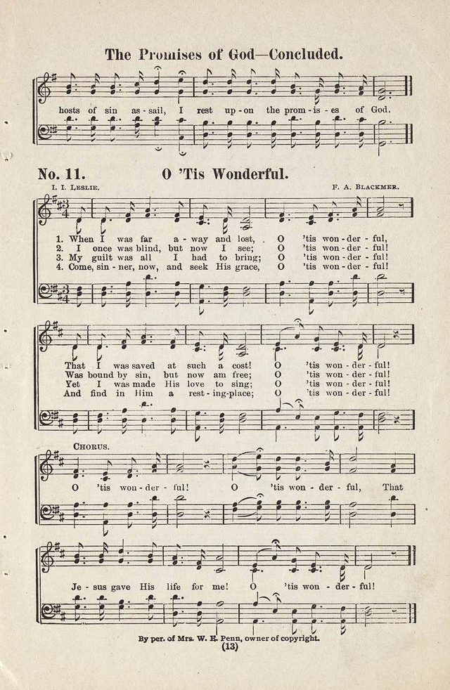 The Joy Bells of Canaan or Burning Bush Songs No. 2 page 11