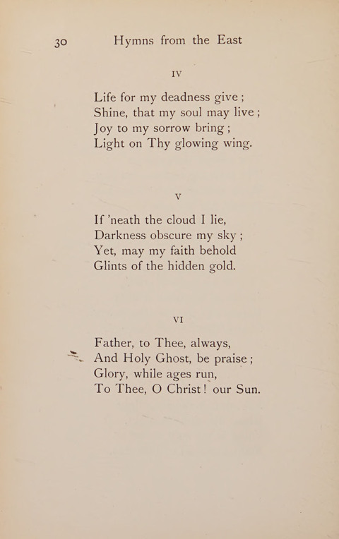 Hymns from the East page 30