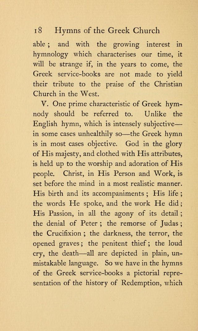 Hymns of the Greek Church page 18