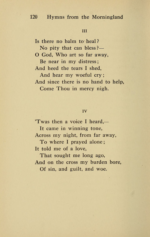 Hymns from the Morningland page 119