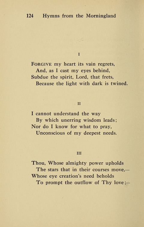 Hymns from the Morningland page 123