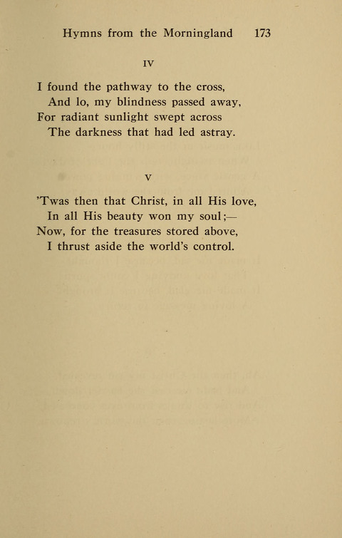 Hymns from the Morningland page 172