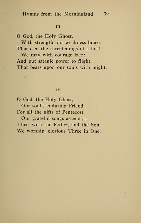 Hymns from the Morningland page 78