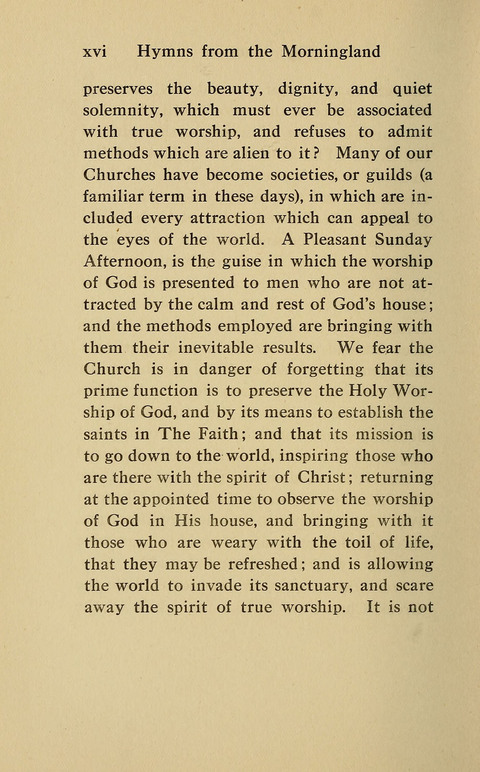 Hymns from the Morningland page xx