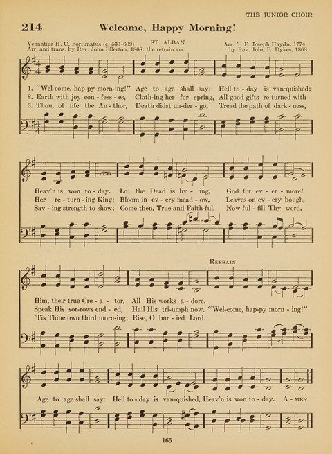 Junior Church School Hymnal: for use in the junior section of the church school, in the home, and in junior congragations (Teacher