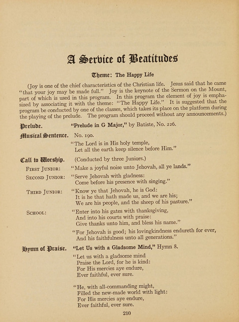 Junior Church School Hymnal: for use in the junior section of the church school, in the home, and in junior congragations (Teacher