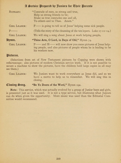 Junior Church School Hymnal: for use in the junior section of the church school, in the home, and in junior congragations (Teacher